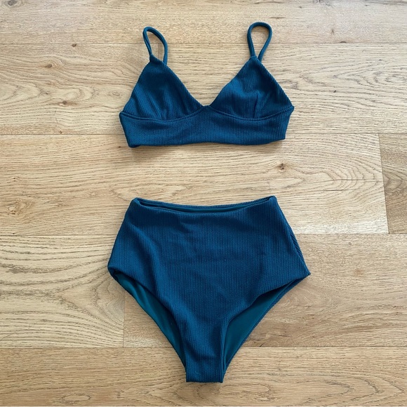 Wanderlust Swim Wanderlust Bikini In Dark Teal Poshmark